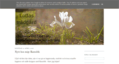 Desktop Screenshot of lottas-tradgard.se